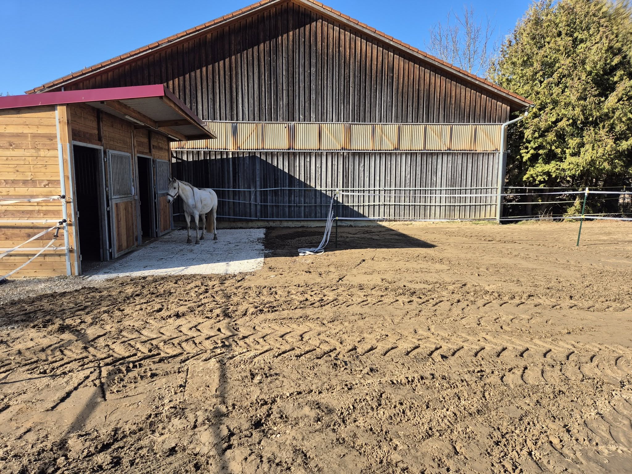 Anlage des Trainingsstalls