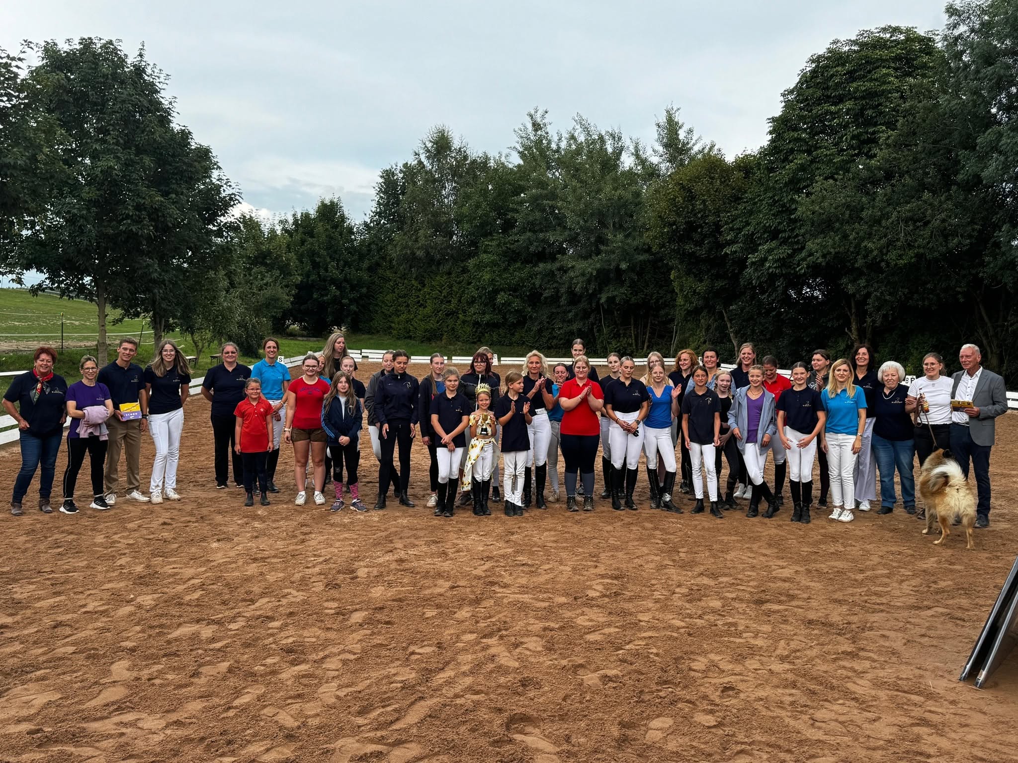 Das Team und die Stallgemeinschaft des Trainingsstalls